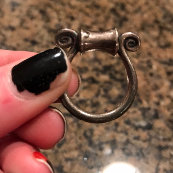 Scroll sterling ring - Picture 2 of 2